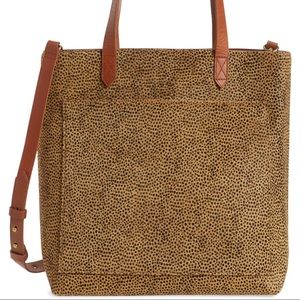 Madewell Medium Transport Tote in Calf Hair NWT